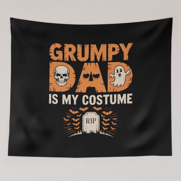 Item preview, Grumpy Dad Is My Costume Funny Halloween Papa designed and sold by CookWorldLaughs.