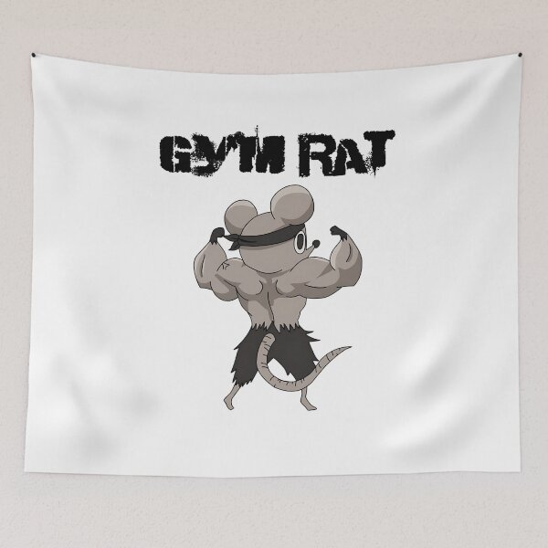 Item preview, Muscle mice flix in gym sticker designed and sold by abriellaStudios.