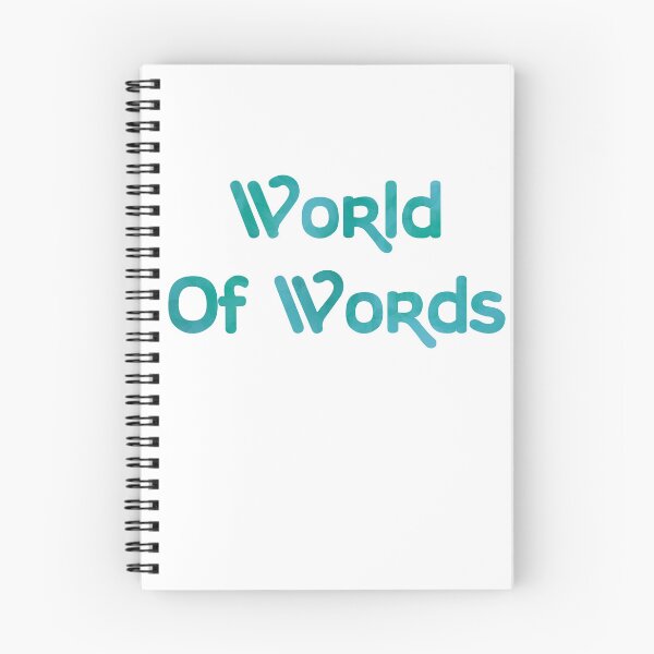 Item preview, World of Words - Teal Language Nerd Design designed and sold by Druid Soup.