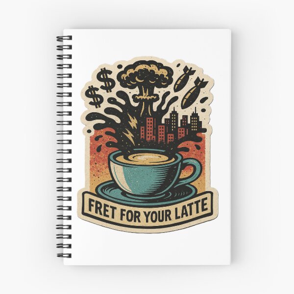 Item preview, Fret for Your Latte – Apocalyptic Coffee designed and sold by kitsune3030.