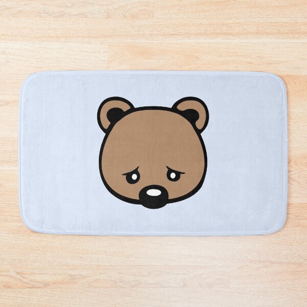 Item preview, Sad Teddy Bear Big Nose Crying Unhappy Look Downcast Head designed and sold by shirt-o-mat.