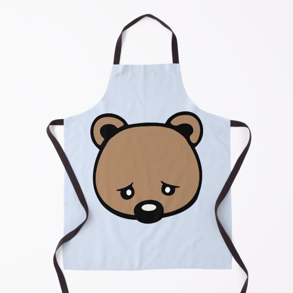 Item preview, Sad Teddy Bear Big Nose Crying Unhappy Look Downcast Head designed and sold by shirt-o-mat.