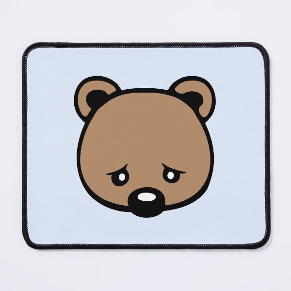 Item preview, Sad Teddy Bear Big Nose Crying Unhappy Look Downcast Head designed and sold by shirt-o-mat.