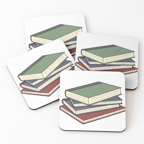 Item preview, Book Stack Drawing  designed and sold by Over & Out Designs .