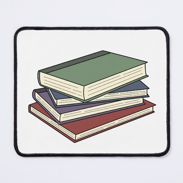 Item preview, Book Stack Drawing  designed and sold by Over & Out Designs .