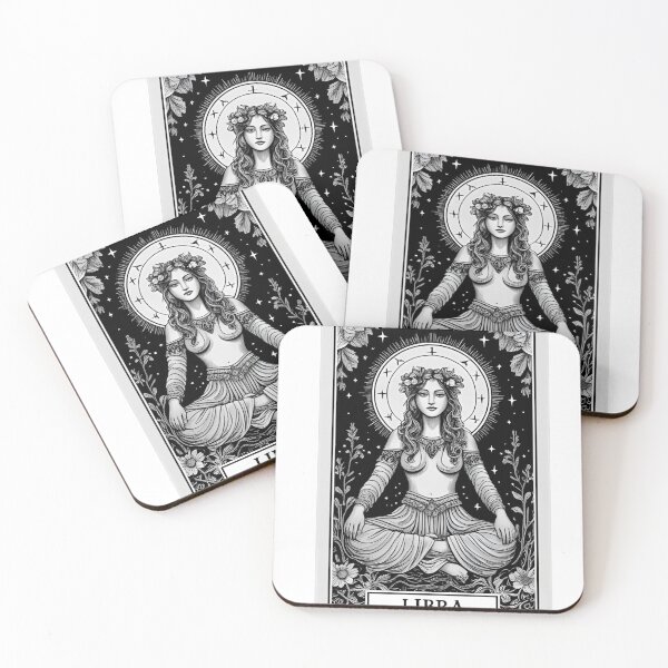 Item preview, Libra Tarot Card designed and sold by LoveOnPaper.