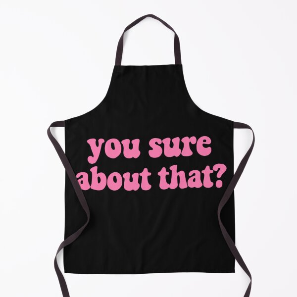 Item preview, You Sure About That? Funny Pink Text Sticker designed and sold by UnfilteredGoods.