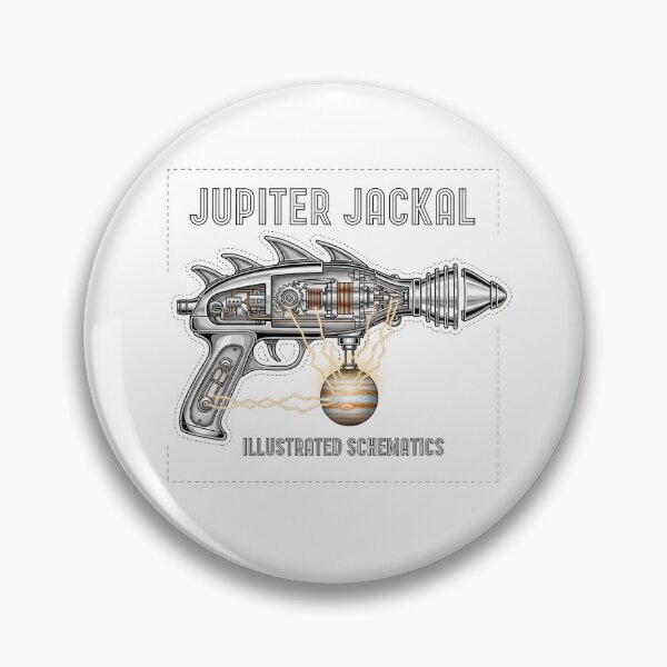 Artikelvorschau, Jupiter Jackal entworfen und verkauft von The Vintage Nerd.