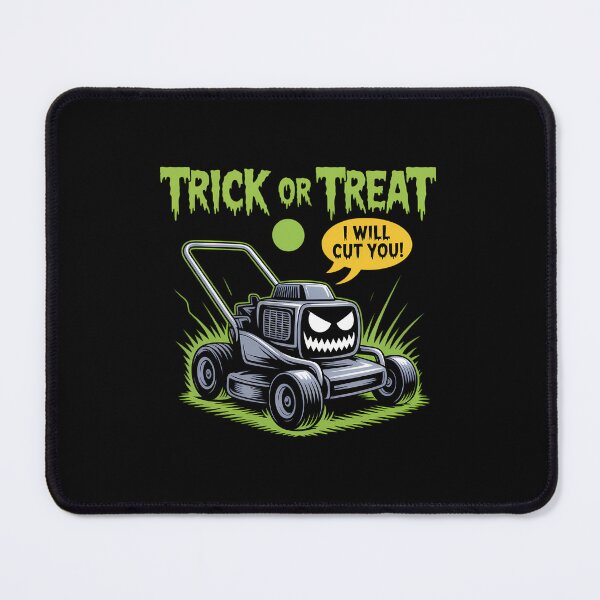 Item preview, Halloween Costume Scary Lawnmower Emoticon Trick Or Treat designed and sold by DoorwayThreads.