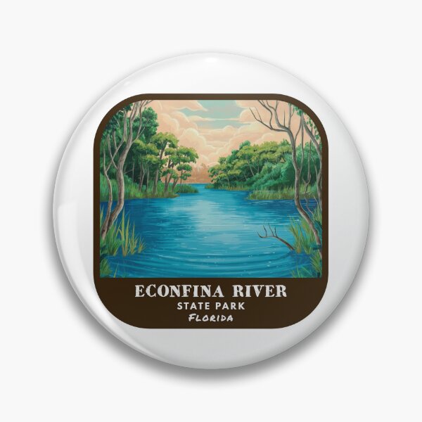 Item preview, Vintage Econfina River State Park (Florida State Park) designed and sold by RabbitK.