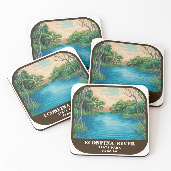 Item preview, Vintage Econfina River State Park (Florida State Park) designed and sold by RabbitK.