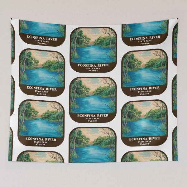 Item preview, Vintage Econfina River State Park (Florida State Park) designed and sold by RabbitK.