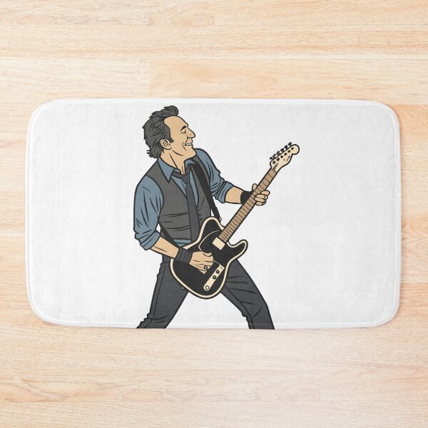 Item preview, Bruce Springsteen Playing Guitar in a Clean-Cut Rock Look designed and sold by JayceTucker89.