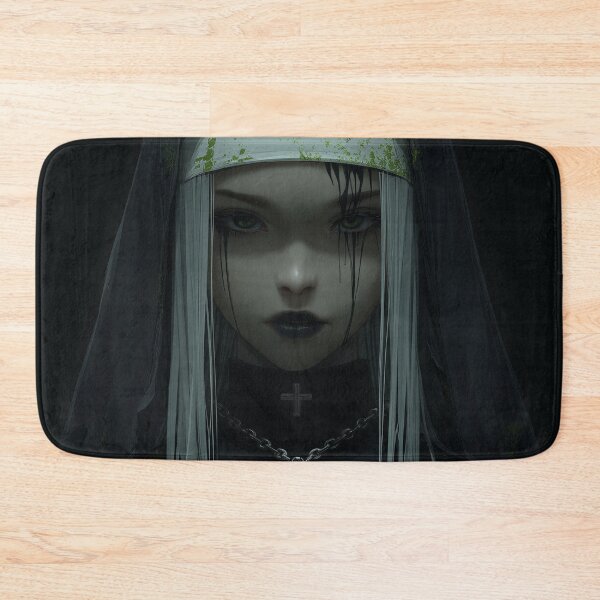 Item preview, goth nun designed and sold by CursedbyLilith.