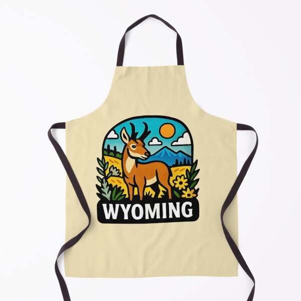 Item preview, Wyoming USA - Pronghorn on the High Plains designed and sold by Myra365Art.
