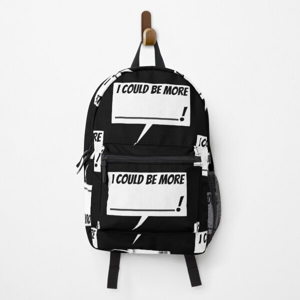 Item preview, Minimalist Speech Bubble – "I Could Be More" Bold Black and White Motivational Graphic designed and sold by NSB-Design.