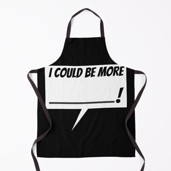 Item preview, Minimalist Speech Bubble – "I Could Be More" Bold Black and White Motivational Graphic designed and sold by NSB-Design.