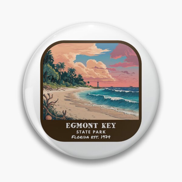 Item preview, Vintage Egmont Key State Park (Florida State Park) designed and sold by RabbitK.