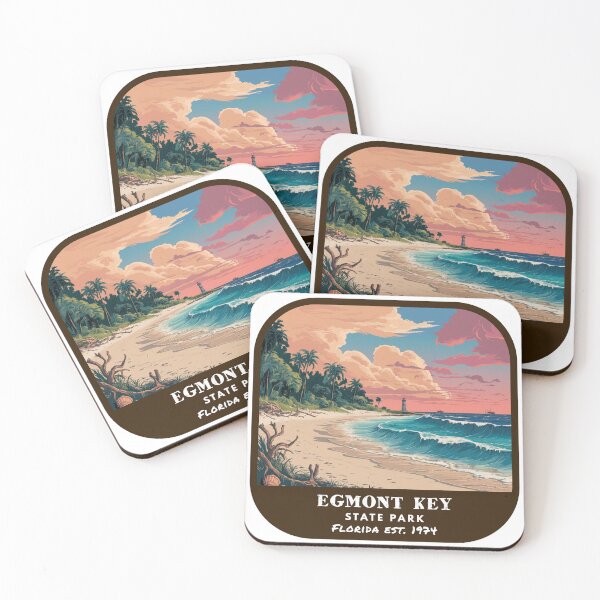 Item preview, Vintage Egmont Key State Park (Florida State Park) designed and sold by RabbitK.