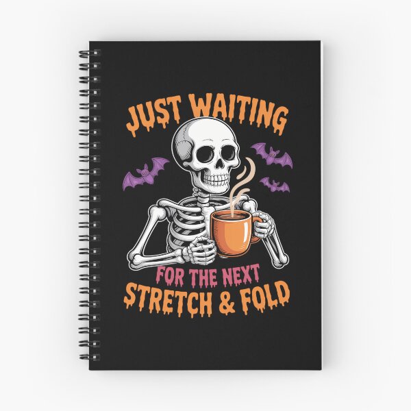 Item preview, Halloween Sourdough Baking Waiting For Next Stretch & Fold designed and sold by DoorwayThreads.