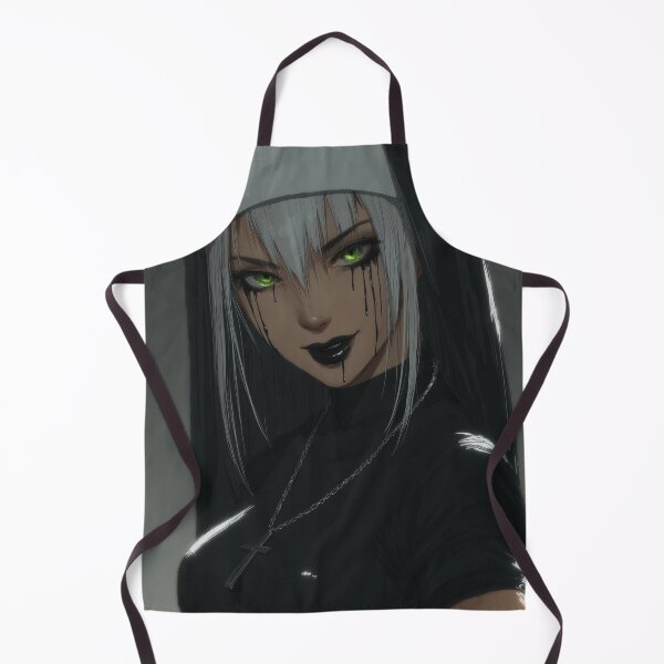 Item preview, goth nun designed and sold by CursedbyLilith.