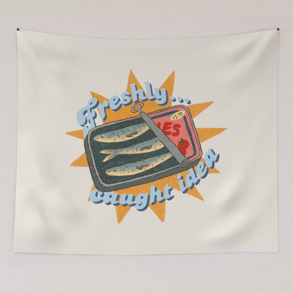 Item preview, sardine freshly caught ideas designed and sold by Moonmagine.