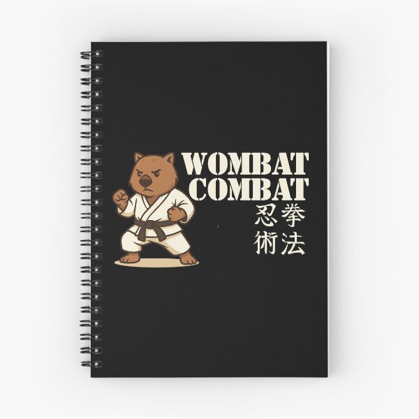 Item preview, Wombat Combat Martial Arts Australian Animal  designed and sold by pUNKnown.