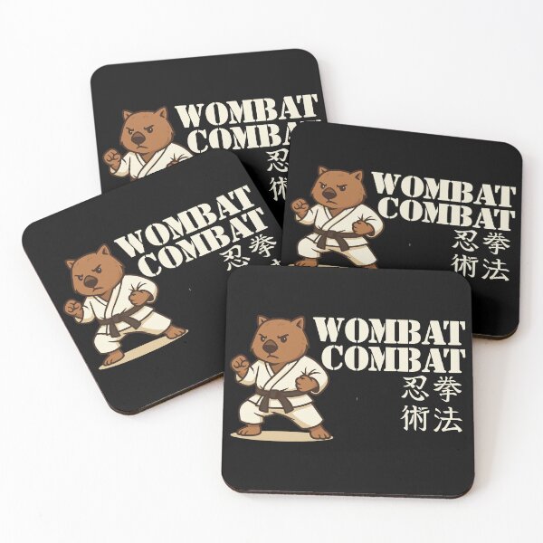 Item preview, Wombat Combat Martial Arts Australian Animal  designed and sold by pUNKnown.