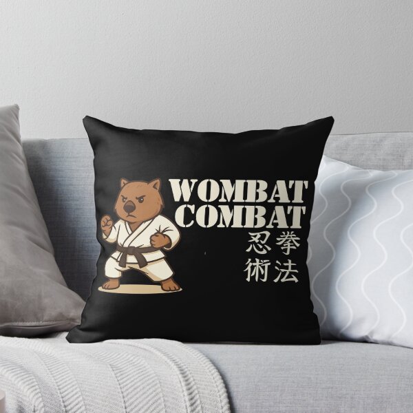 Item preview, Wombat Combat Martial Arts Australian Animal  designed and sold by pUNKnown.