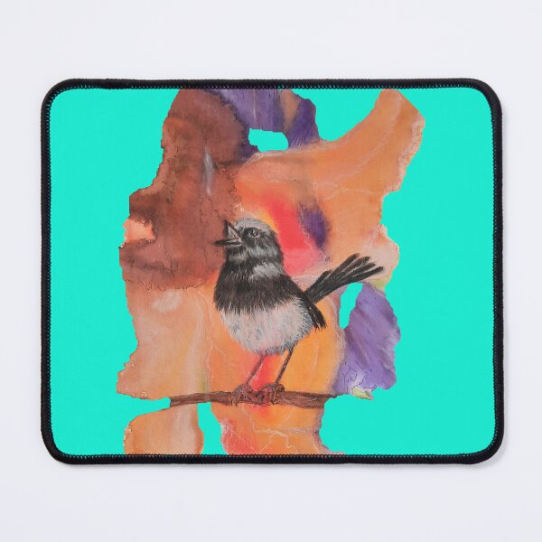 Item preview, Chirping bird in colourful nature designed and sold by Ruby Purple Creations.