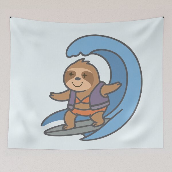 Item preview, Surf Sloth designed and sold by LifeParody.
