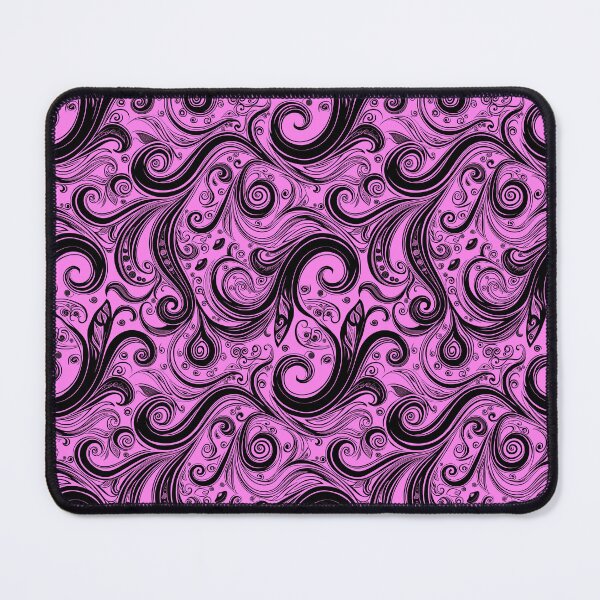 Item preview, Pink and Black Swirls designed and sold by Dawne's Designs.