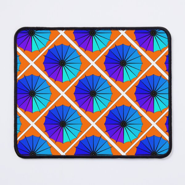 Item preview, seamless pattern with colorful umbrella designed and sold by Pugavatar.