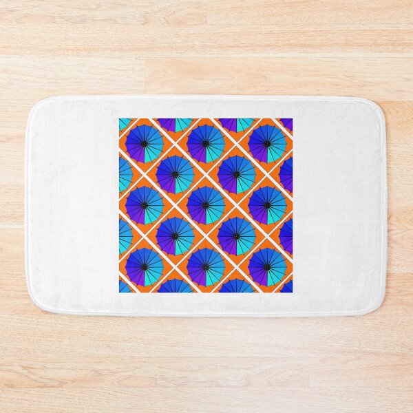 Item preview, seamless pattern with colorful umbrella designed and sold by Pugavatar.