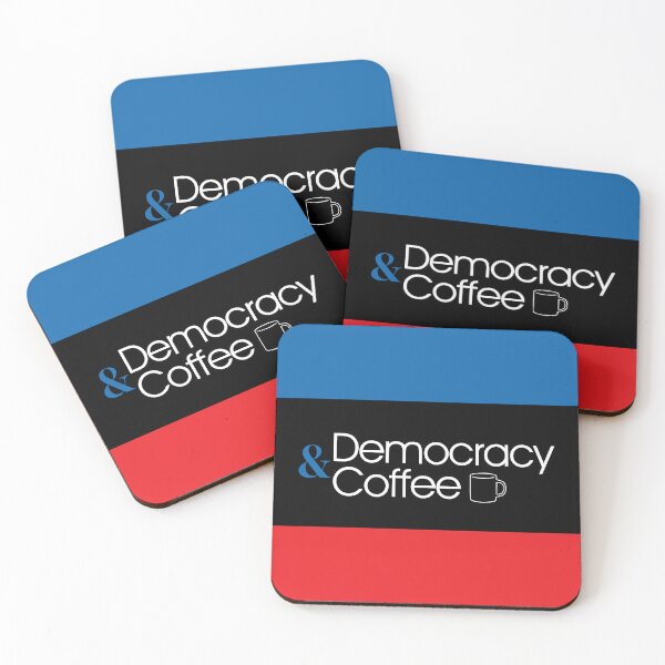 Item preview, Democracy and Coffee designed and sold by Caecus Societas.