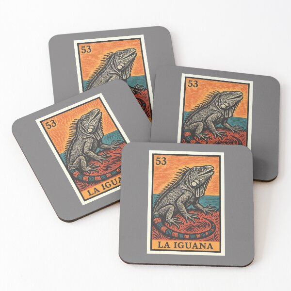 Item preview, Mexican Lottery Card 53 La Iguana  designed and sold by retrographics.