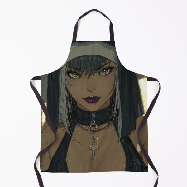 Item preview, goth nun designed and sold by CursedbyLilith.