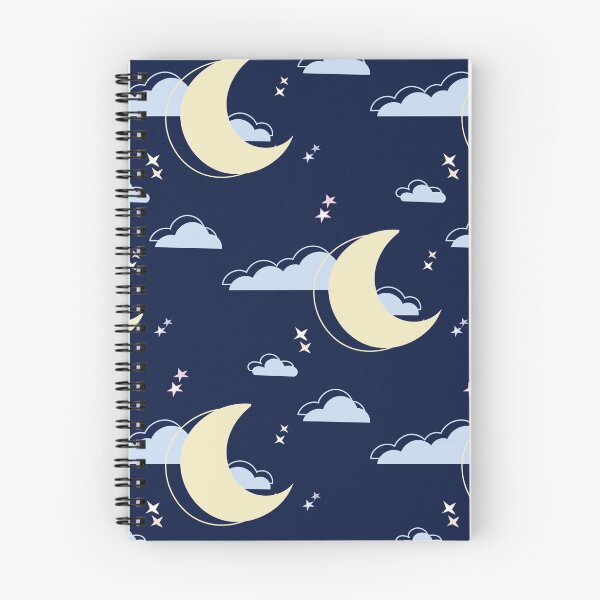 Item preview, Moon and Clouds Sleepy Time Pattern designed and sold by Inner Orbit.