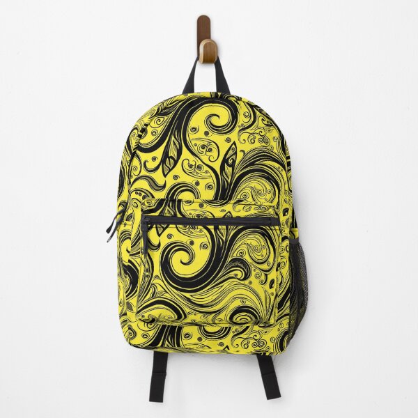 Item preview, Yellow and Black Swirls designed and sold by Dawne's Designs.