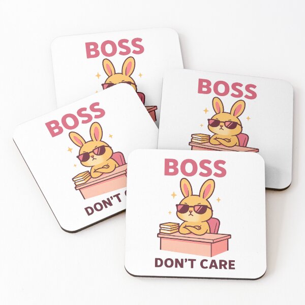 Item preview, Cool Boss Bunny Doesn’t Care Office Humor designed and sold by Taans-Creation.