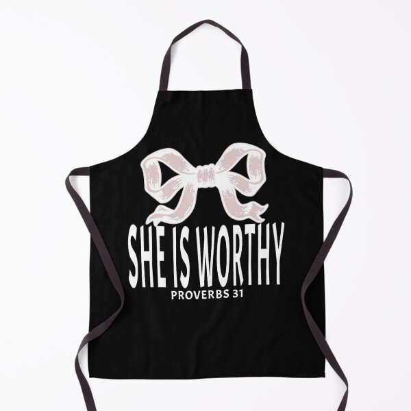 Item preview, She Is Worthy Proverbs 31 Christian Text designed and sold by DivineHaven.
