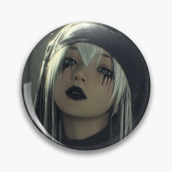 Item preview, goth nun designed and sold by CursedbyLilith.