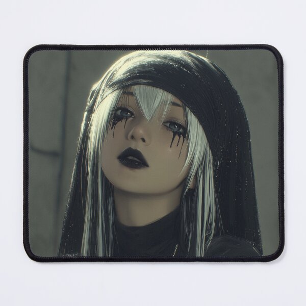 Item preview, goth nun designed and sold by CursedbyLilith.