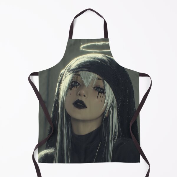 Item preview, goth nun designed and sold by CursedbyLilith.