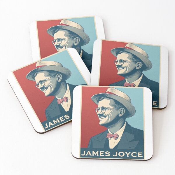 Item preview, James Joyce Retro Poster – Modernist Literary Icon Pop Style designed and sold by JayceTucker89.