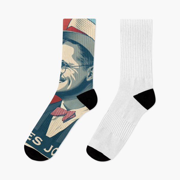 Item preview, James Joyce Retro Poster – Modernist Literary Icon Pop Style designed and sold by JayceTucker89.