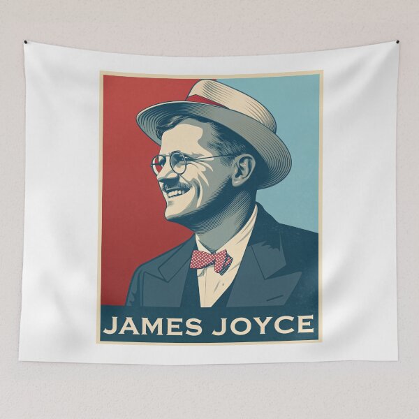 Item preview, James Joyce Retro Poster – Modernist Literary Icon Pop Style designed and sold by JayceTucker89.