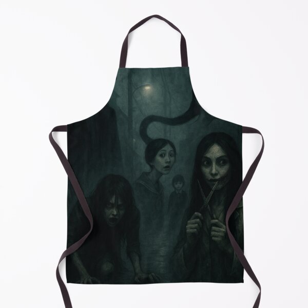 Item preview, Collage of famous Japanese urban legend ghosts in an urban night scene designed and sold by optimusprime39.