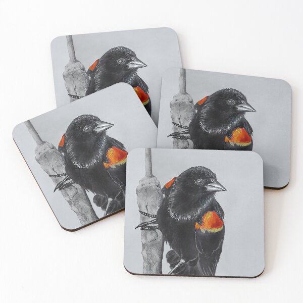 Item preview, Red Winged Black Bird designed and sold by Sirenia Designs.