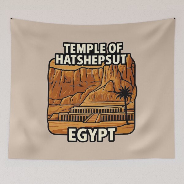 Item preview, Queen Hatshepsut Temple - Deir el-Bahari, Egypt designed and sold by Myra365Art.